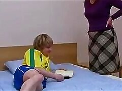 Blonde mature mom with big ass fucking hard