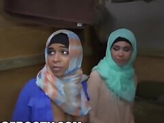 Rag Tag Crew Of American Soldiers Pick Up Some Arab Pussy