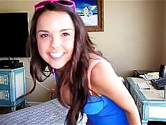 Dillion Harper Strips & Touches herself