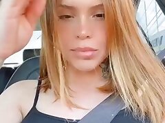 Demonstrating funbags while driving