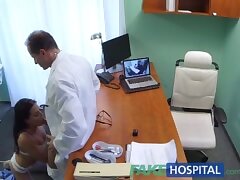 FakeHospital Doctor creampies sexy new nurse